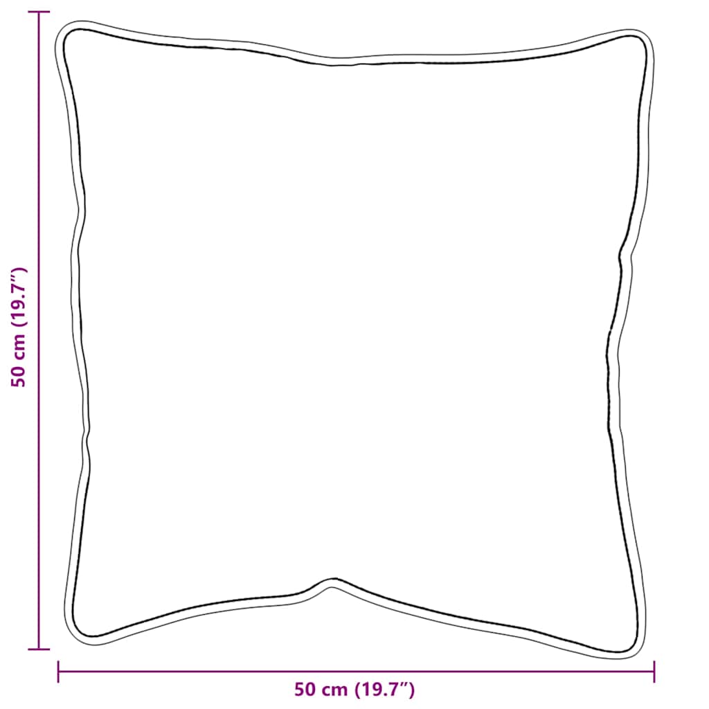 vidaXL Μαξιλάρι Λευκό 105gsm 50% βαμβάκι και 50% πολυεστέρας