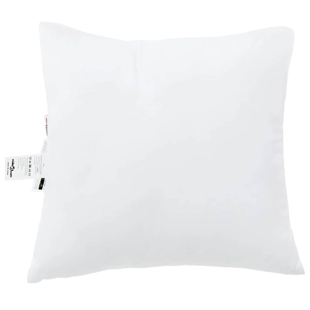 vidaXL Μαξιλάρια 2 pcs Λευκό 40 x 40 cm 85gsm 100% πολυεστέρας