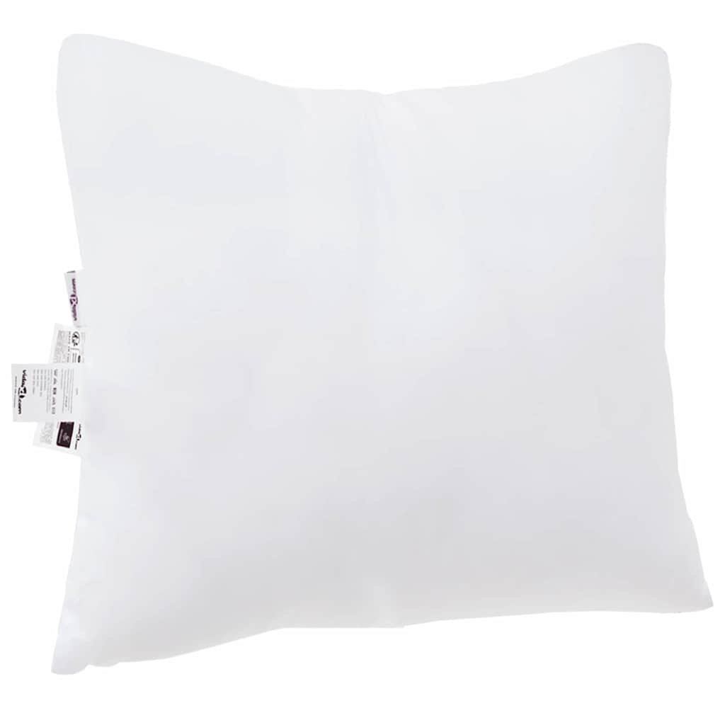 vidaXL Μαξιλάρια 2 pcs Λευκό 50 x 50 cm 85gsm 100% πολυεστέρας