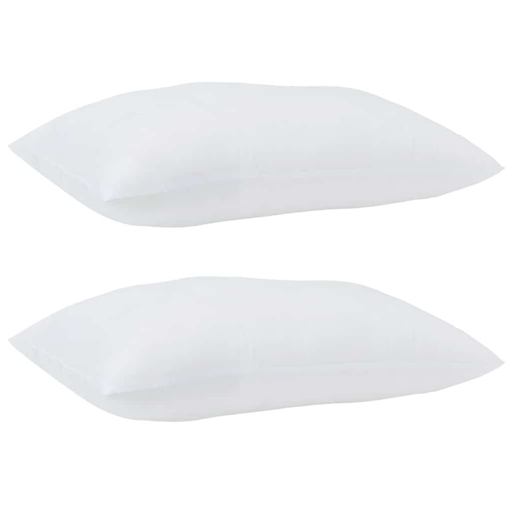 vidaXL Μαξιλάρια 2 pcs Λευκό 50 x 75 cm 85gsm 100% πολυεστέρας