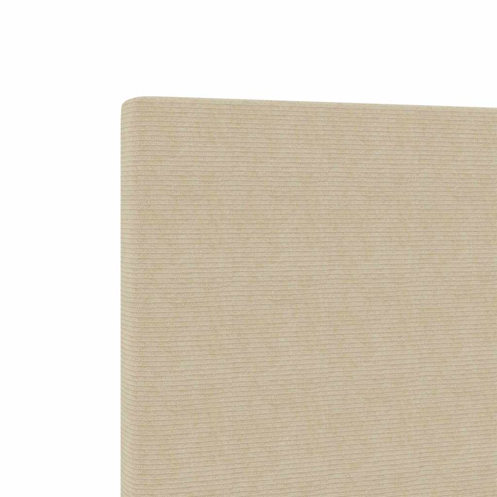 vidaXL LED Κεφαλάρι Απλής Σχεδίασης Φωτεινό Πράσινο-Γκρι 100 εκ. Κορντούρο Υφάσματος