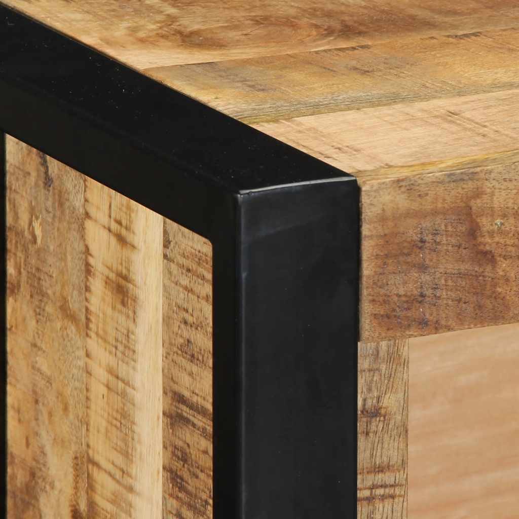 ντουλάπι τηλεόρασης vidaXL 80x30x25 cm Στερεό ακατέργαστο ξύλο Mango