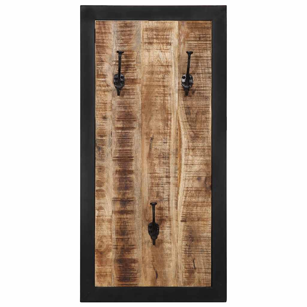 vidaXL Ράφι για παλτά 40x2x80 cm Στερεό ακατέργαστο ξύλο Mango