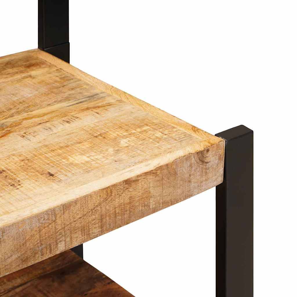 vidaXL Κονσόλα εισόδου 40x40x90 εκ Στέρεο τραχύ ξύλο μάνγκο