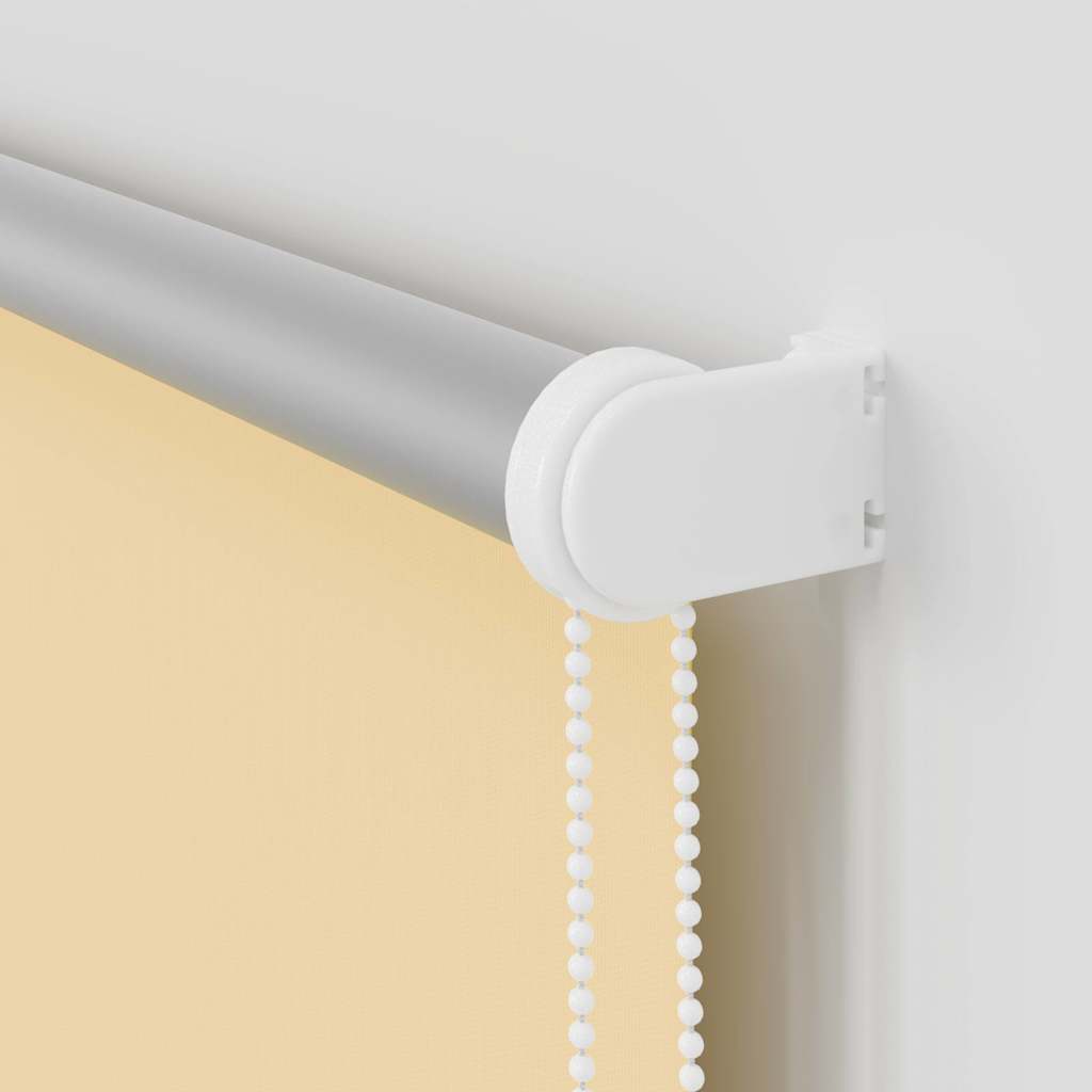 vidaXL Roller Blind Blackout Μπεζ 140x210 cm Πλάτος υφάσματος 136,6cm