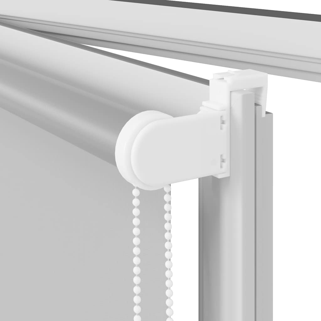 vidaXL Roller Blind Blackout ανοιχτό γκρι 140x210 cm Πλάτος υφάσματος