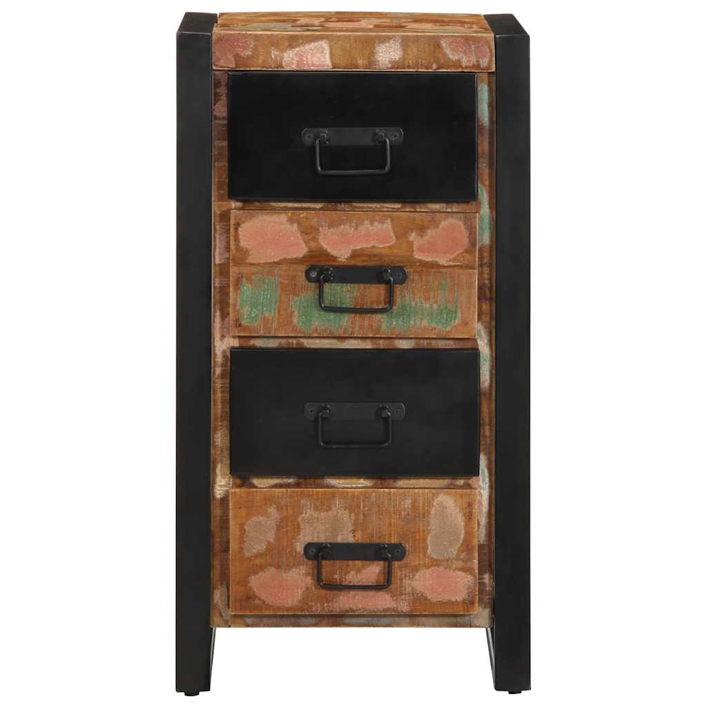 vidaXL Drawer Cabinet Multicolor Solid Reclaimed Wood
