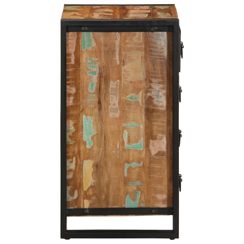 vidaXL Drawer Cabinet Multicolor Solid Reclaimed Wood