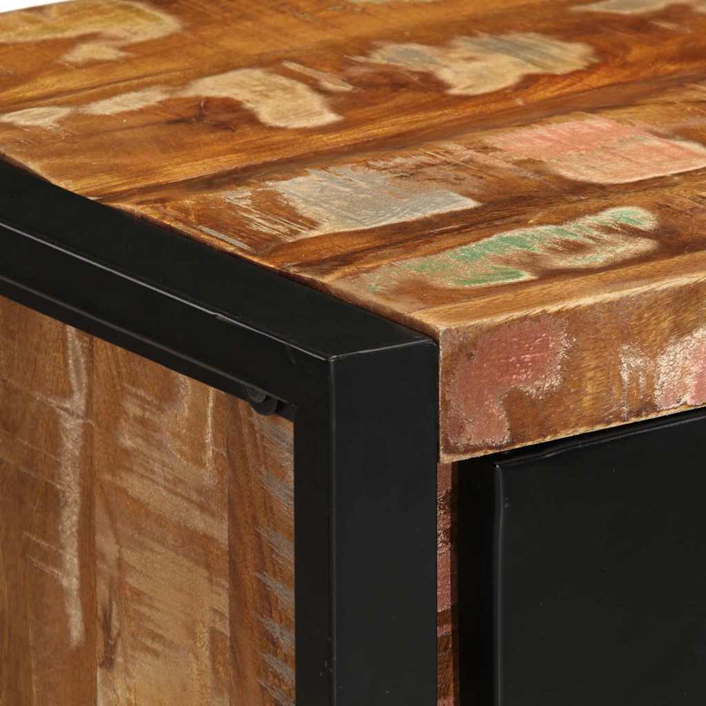 vidaXL Drawer Cabinet Multicolor Solid Reclaimed Wood