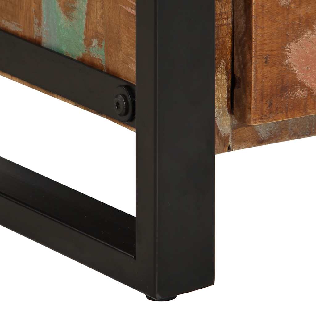 vidaXL Drawer Cabinet Multicolor Solid Reclaimed Wood