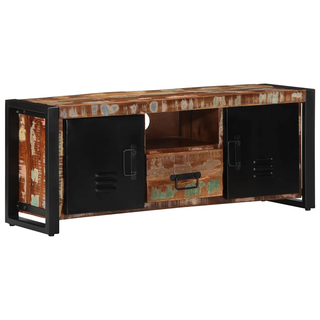 ντουλάπι τηλεόρασης vidaXL 100x30x40 cm από μασίφ ξύλο αναγεννημένο