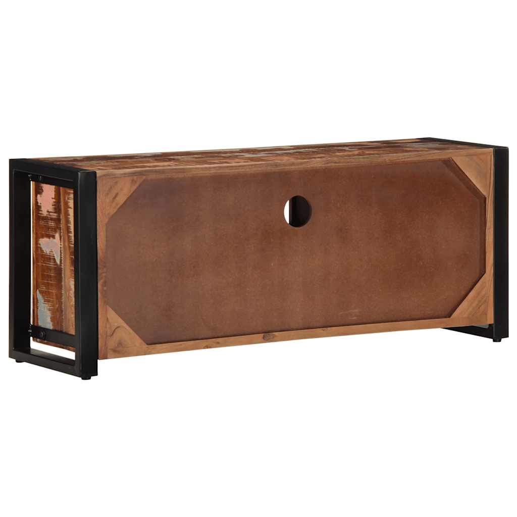 ντουλάπι τηλεόρασης vidaXL 100x30x40 cm από μασίφ ξύλο αναγεννημένο