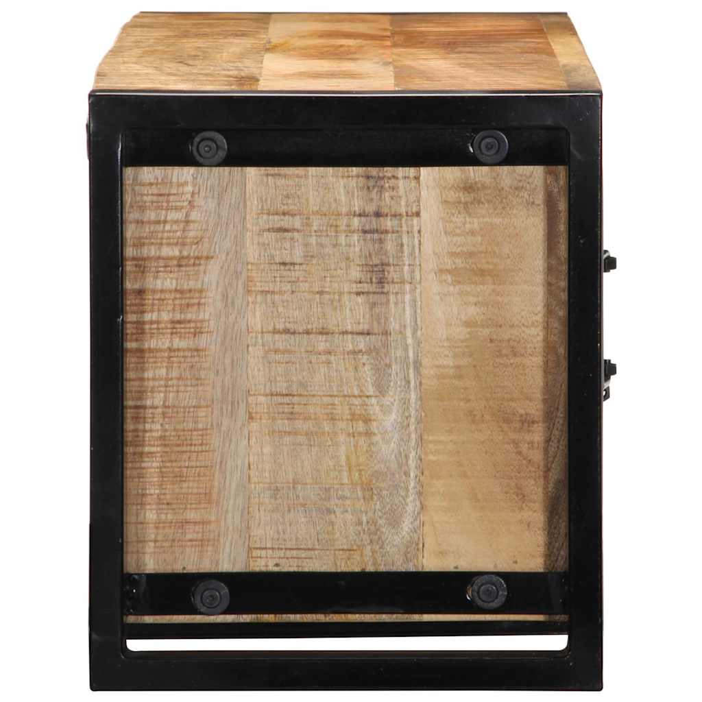 ντουλάπι τηλεόρασης vidaXL 100x30x35 cm Στερεό ακατέργαστο ξύλο Mango