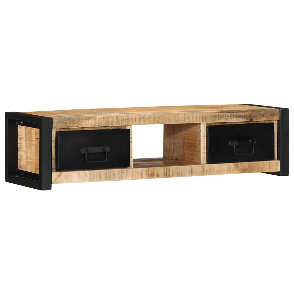 ντουλάπι τηλεόρασης vidaXL 100x30x25 cm Στερεό ακατέργαστο ξύλο Mango