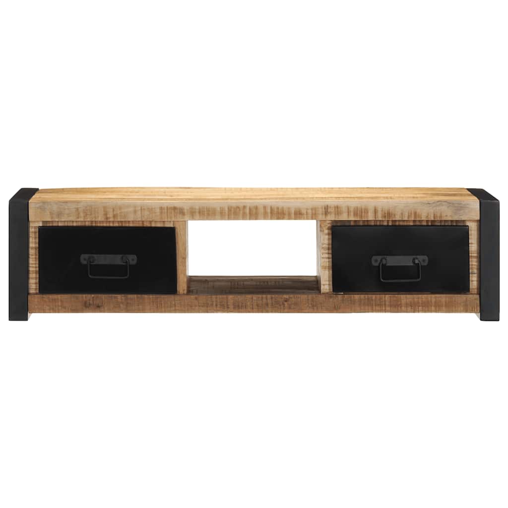 ντουλάπι τηλεόρασης vidaXL 100x30x25 cm Στερεό ακατέργαστο ξύλο Mango