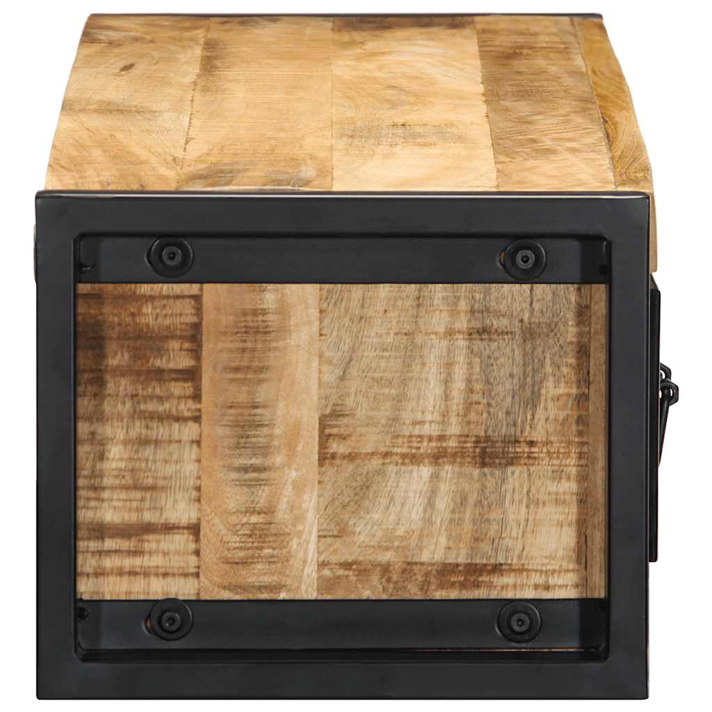 ντουλάπι τηλεόρασης vidaXL 100x30x25 cm Στερεό ακατέργαστο ξύλο Mango