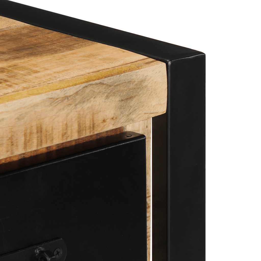 ντουλάπι τηλεόρασης vidaXL 100x30x25 cm Στερεό ακατέργαστο ξύλο Mango