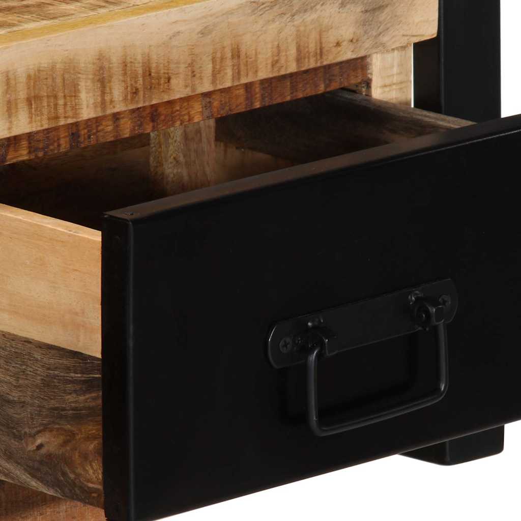 ντουλάπι τηλεόρασης vidaXL 100x30x25 cm Στερεό ακατέργαστο ξύλο Mango