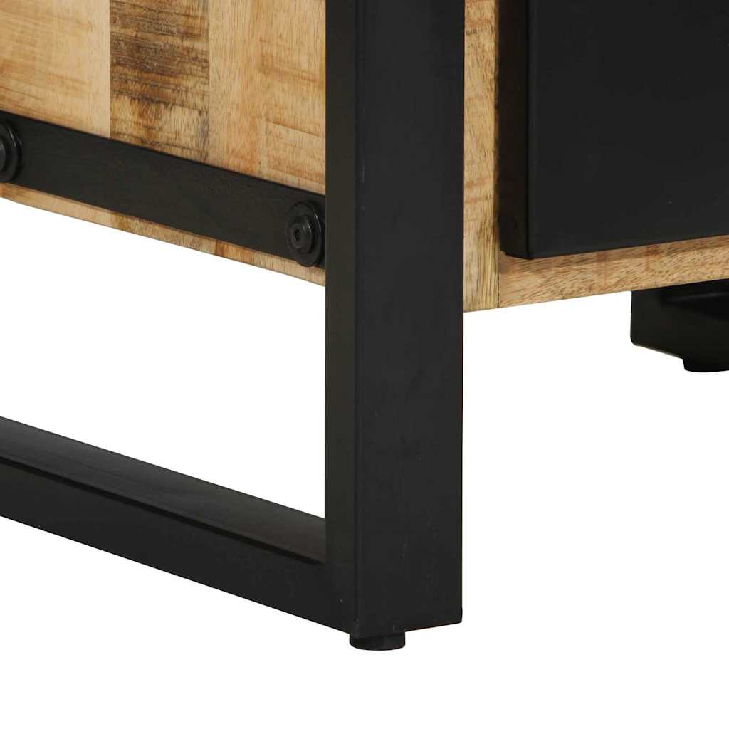 vidaXL Ντουλάπα Μπάνιου με ράφι Καφέ 40 x 35 x 75 εκ Μασίφ ξύλο μάνγκο