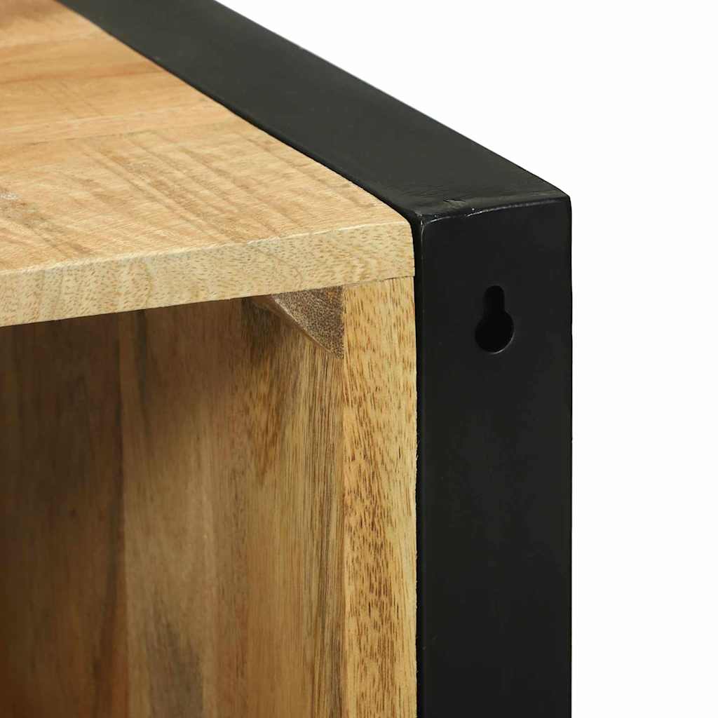 vidaXL Ντουλάπα Μπάνιου με ράφι Καφέ 40 x 30 x 90 cm Μασίφ ξύλο μάνγκο