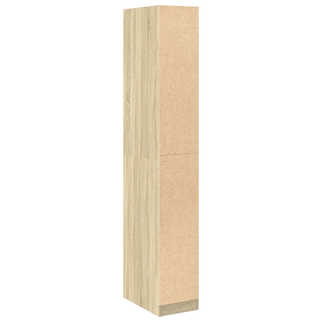 vidaXL Ντουλάπα Sonoma Δρυς 30x50x200 εκ. από Επεξεργασμένο Ξύλο