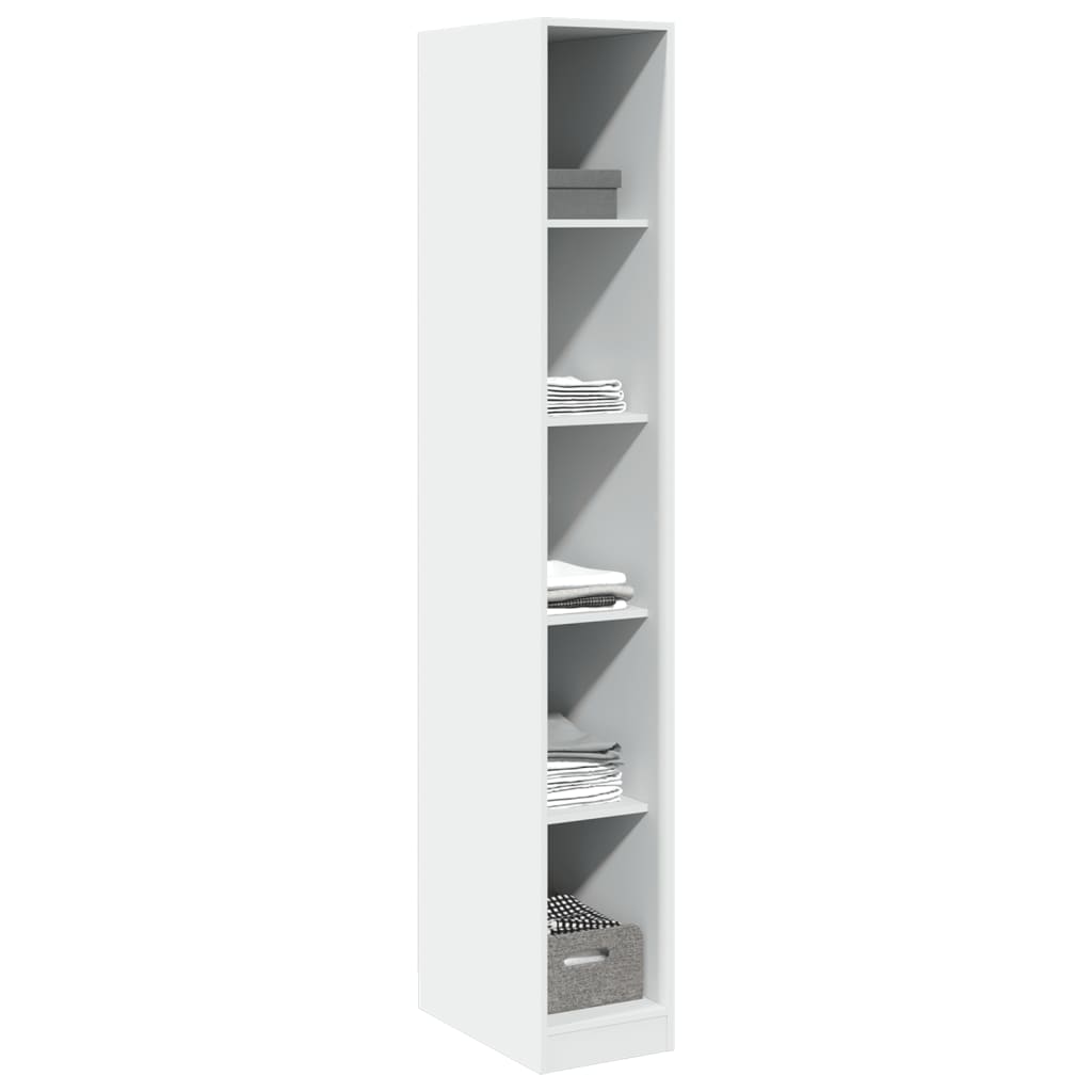 vidaXL Ντουλάπα Λευκή 30x50x200 εκ. από Επεξεργασμένο Ξύλο