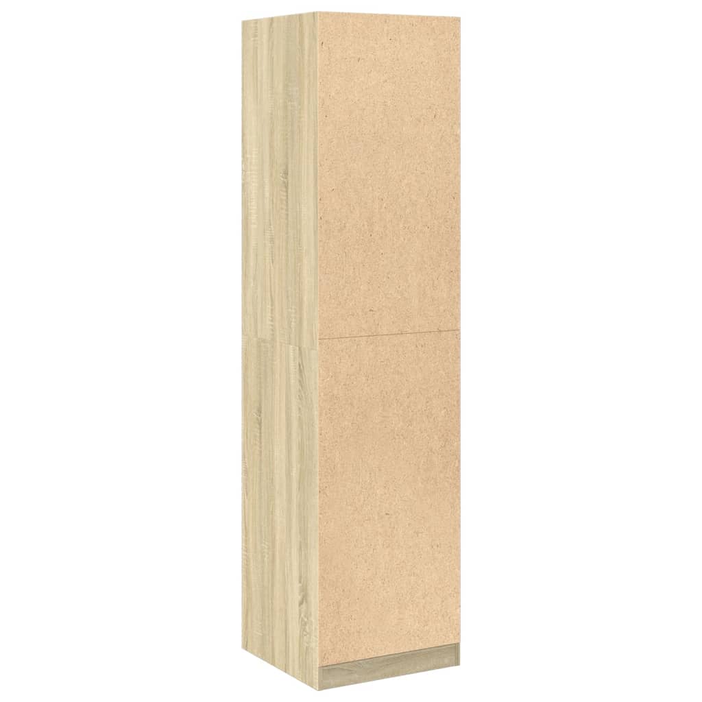 vidaXL Ντουλάπα Χρώμα Sonoma Δρυς 50 x 50 x 200 εκ. από Επεξ. Ξύλο