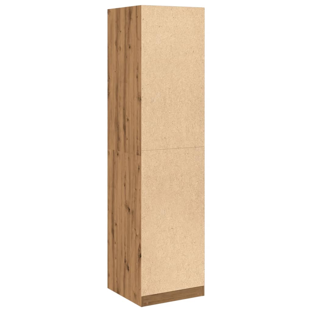 vidaXL Ντουλάπα Αρτισιανή Δρυς 50x50x200εκ από Επεξεργασμένο Ξύλο