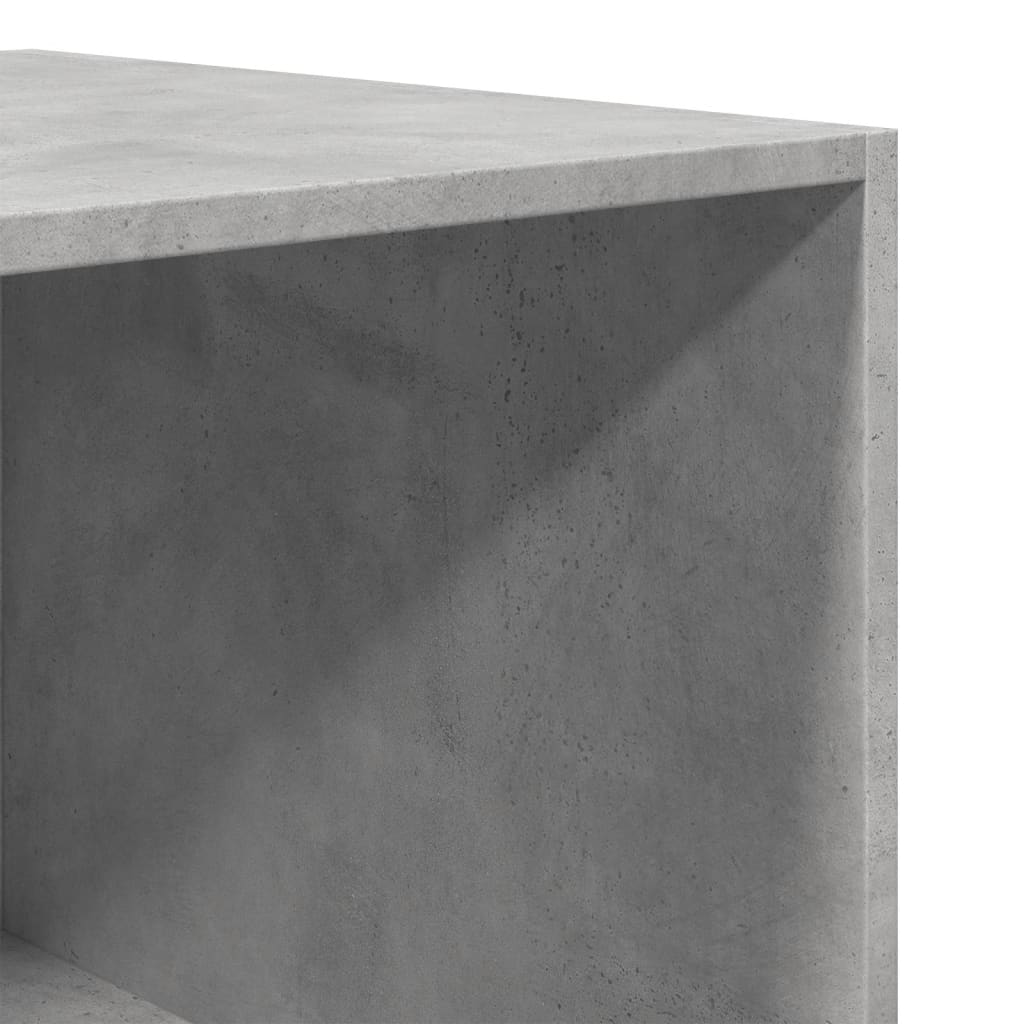 vidaXL Ντουλάπα Γκρι του Σκυροδέματος 100x50x200εκ. Επεξεργασμένο Ξύλο