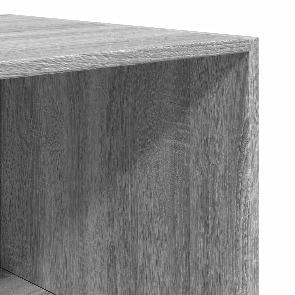 vidaXL Ντουλάπα Γκρι Sonoma 100 x 50 x 200 εκ. από Επεξεργασμένο Ξύλο
