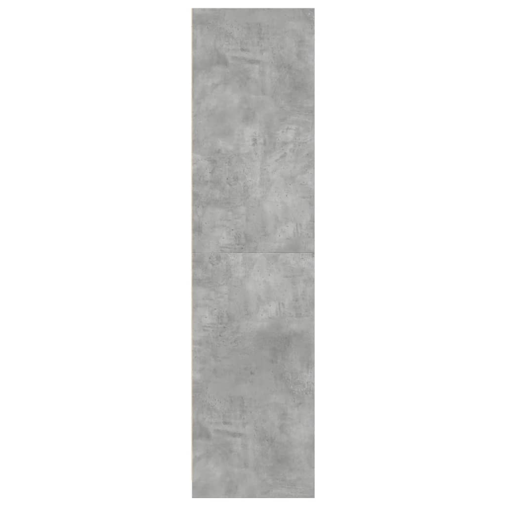 vidaXL Ντουλάπα Γκρι Σκυρ. 30x50x200 εκ. από Επεξεργασμένο Ξύλο