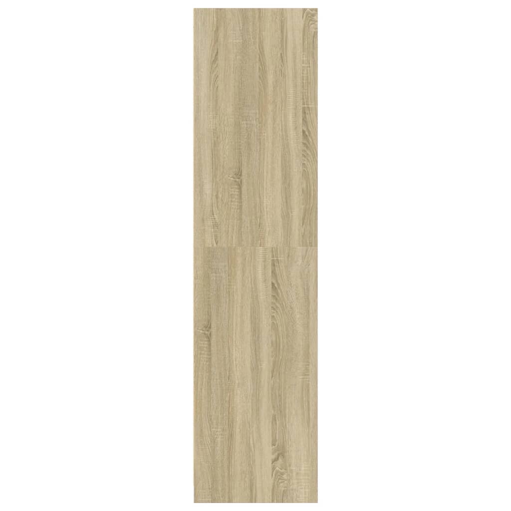 vidaXL Ντουλάπα Χρώμα Sonoma Δρυς 80x50x200 εκ. από Επεξ. Ξύλο
