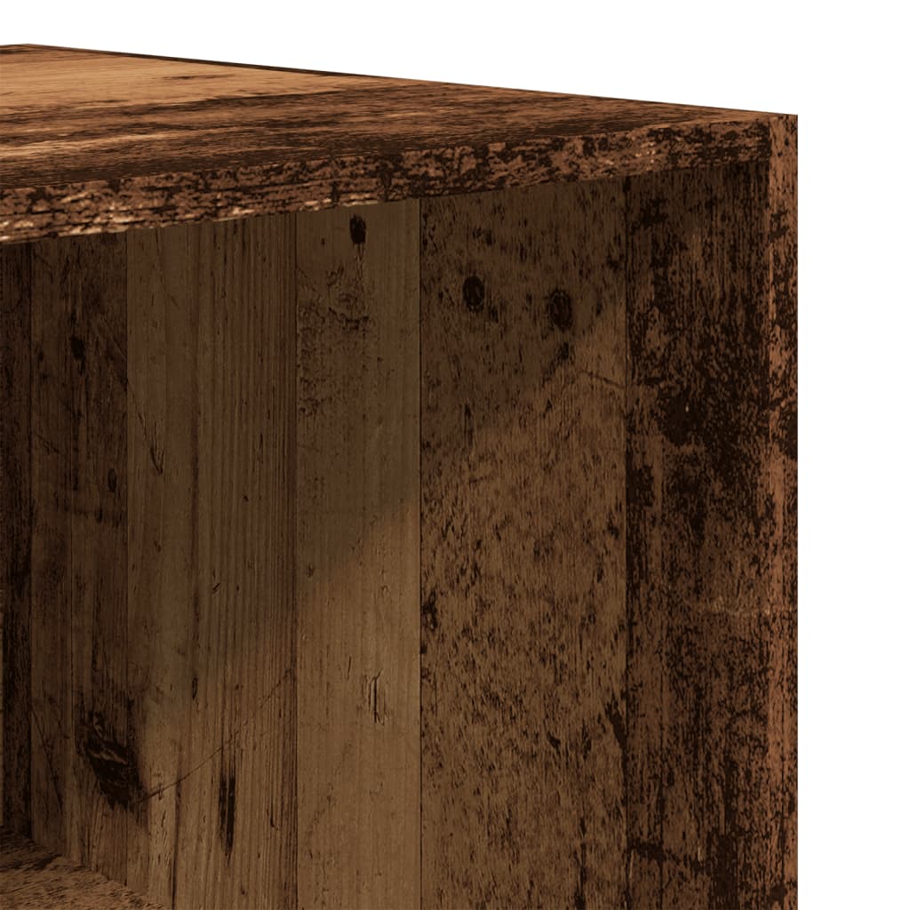 vidaXL Ντουλάπα Όψη Παλαιού Ξύλου 80x50x200 εκ. από Επεξεργασμένο Ξύλο