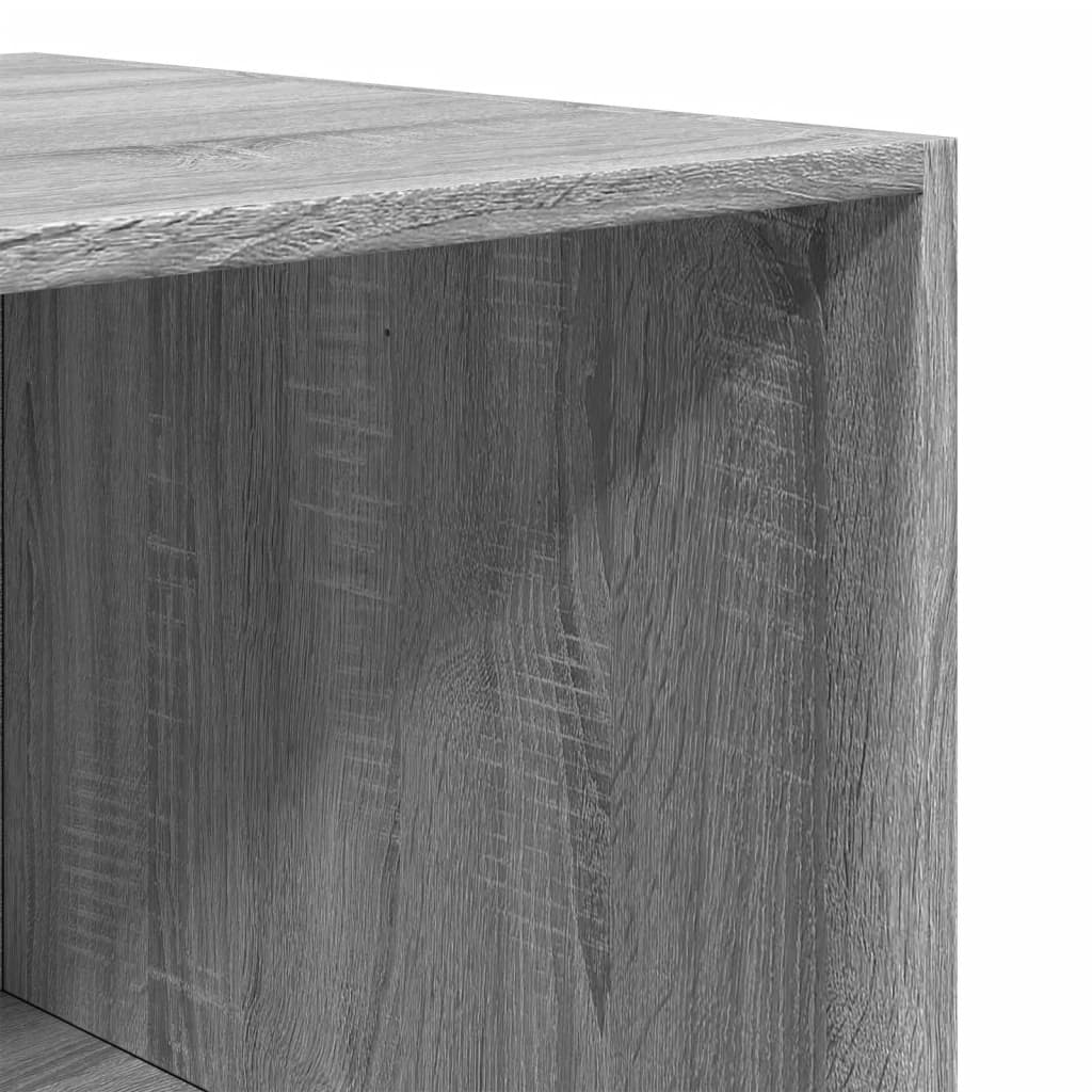 vidaXL Ντουλάπα Γκρι Sonoma 100 x 50 x 200 εκ. από Επεξεργασμένο Ξύλο