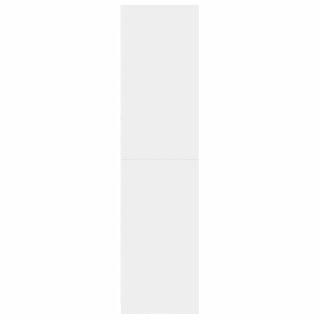 vidaXL Ντουλάπα Λευκή 50 x 50 x 200 εκ. από Επεξ. Ξύλο
