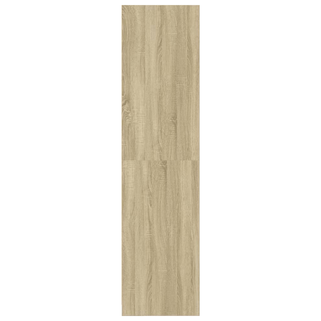 vidaXL Ντουλάπα Χρώμα Sonoma Δρυς 80x50x200 εκ. από Επεξ. Ξύλο
