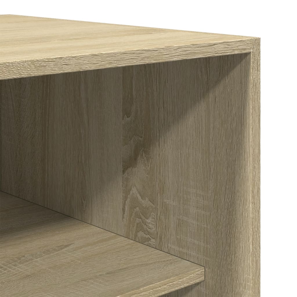 vidaXL Ντουλάπα Χρώμα Sonoma Δρυς 80x50x200 εκ. από Επεξ. Ξύλο