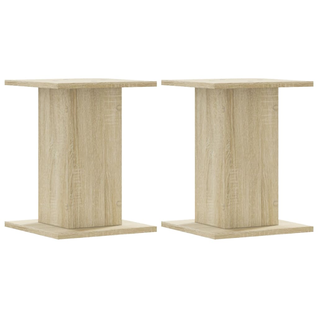vidaXL Βάσεις Φυτών 2 Τεμ. Sonoma Δρυς 30x30x40 εκ. Επεξεργασμένο Ξύλο
