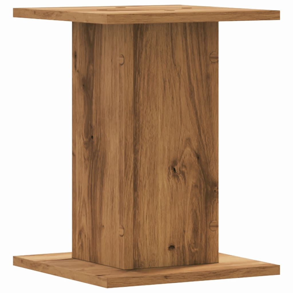 vidaXL Βάσεις Φυτών 2 τεμ. Αρτισιανή Δρυς 30x30x40 εκ. Επεξ. Ξύλο