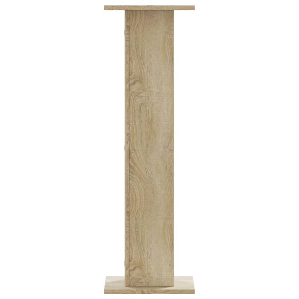 vidaXL Βάσεις Φυτών 2 Τεμ. Sonoma Δρυς 30x30x95 εκ. Επεξεργασμένο Ξύλο