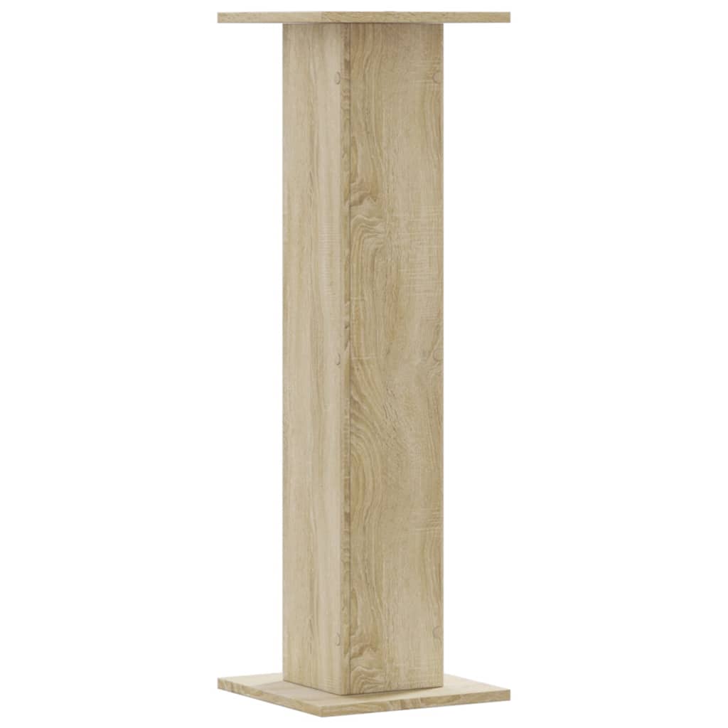 vidaXL Βάσεις Φυτών 2 Τεμ. Sonoma Δρυς 30x30x95 εκ. Επεξεργασμένο Ξύλο