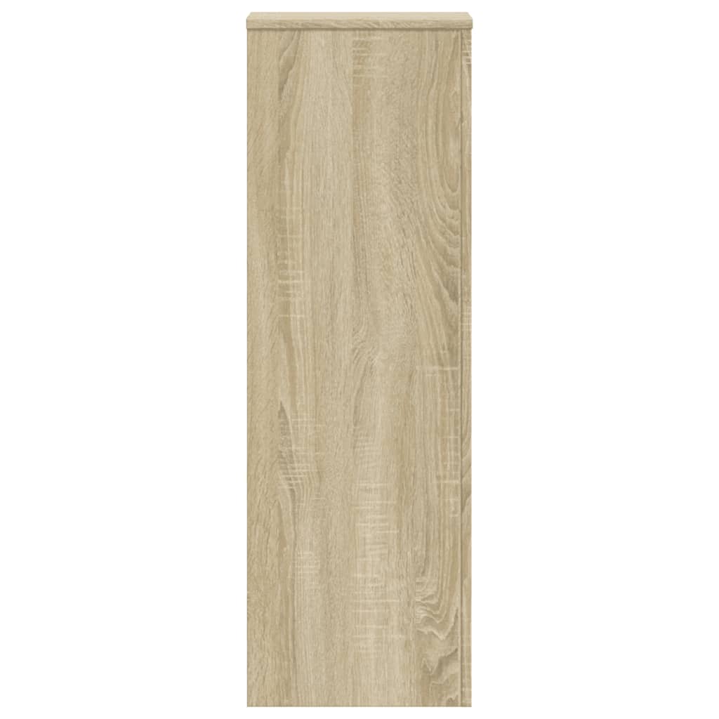 vidaXL Βάσεις Φυτών 2 Τεμ. Sonoma Δρυς 33x33x100εκ. Επεξεργασμένο Ξύλο