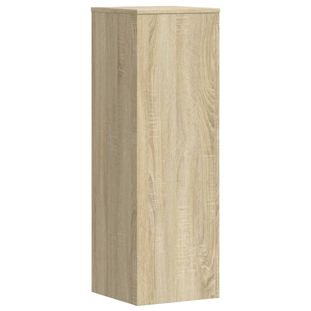 vidaXL Βάσεις Φυτών 2 Τεμ. Sonoma Δρυς 33x33x100εκ. Επεξεργασμένο Ξύλο