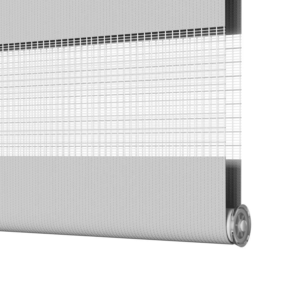 vidaXL Ζέβρα τυφλή Ανοιχτό Γκρι Πλάτος υφάσματος 90,9 εκ. Πολυεστέρας