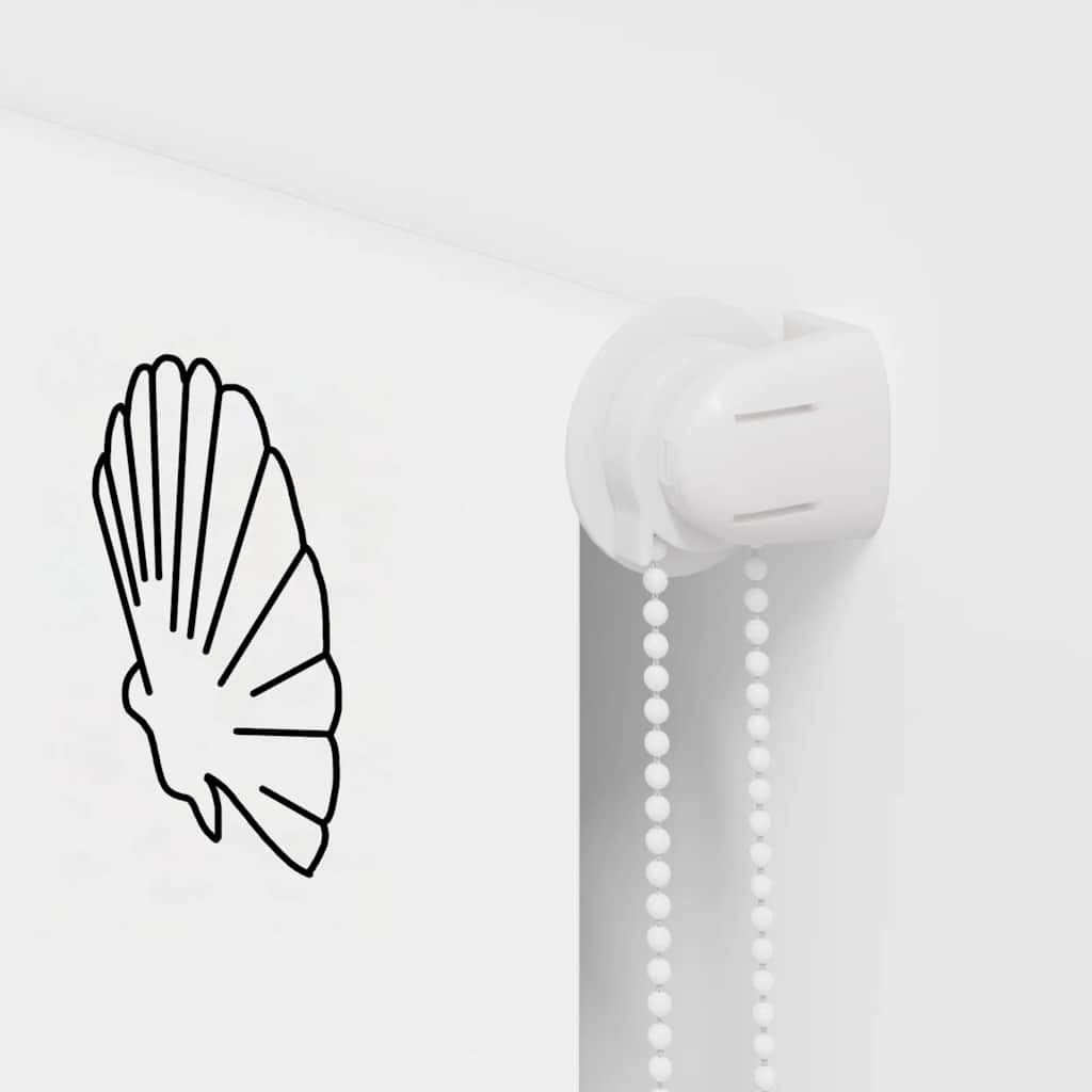 vidaXL Κουρτίνα Μπάνιου Ρολό 110x240 εκ. Πλάτος υφάσματος 106 εκ.