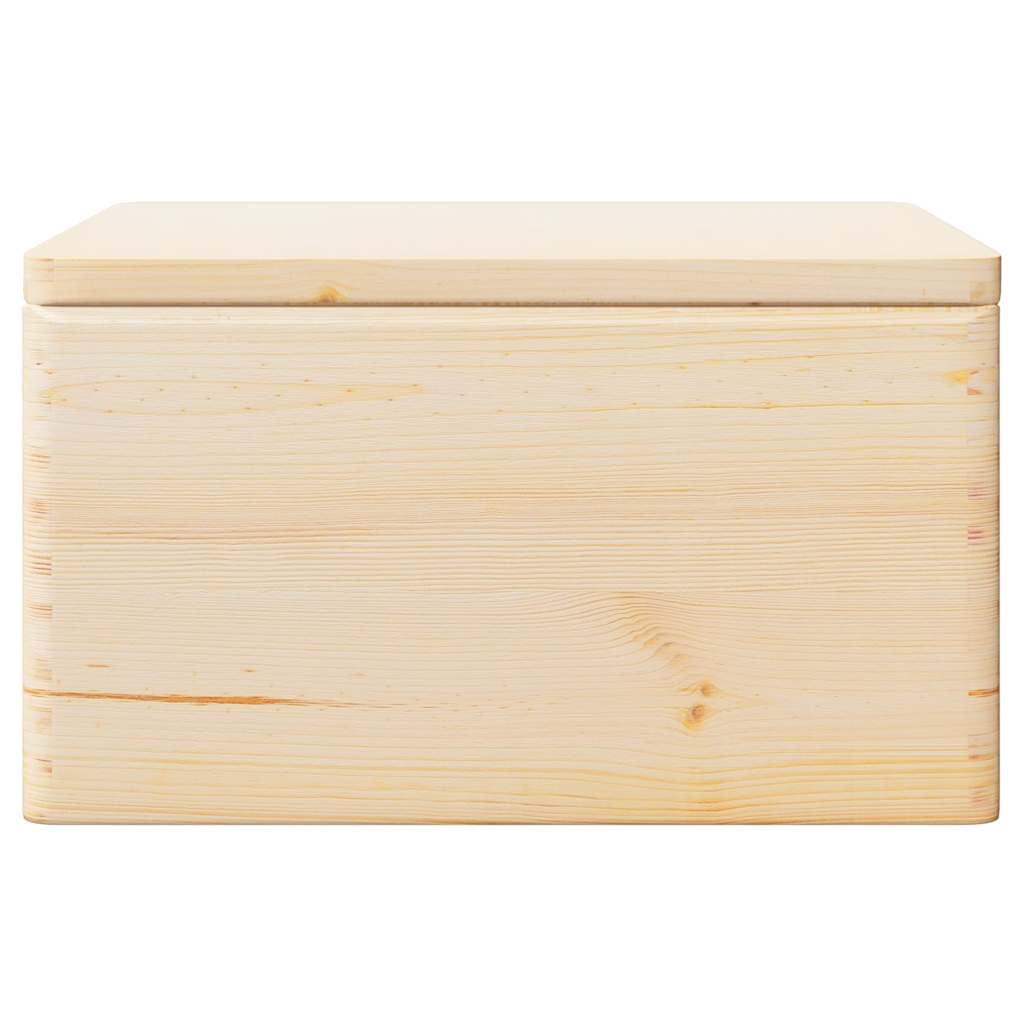 vidaXL Ξύλινο κουτί με καπάκι και χειρολαβές 40x30x23 cm