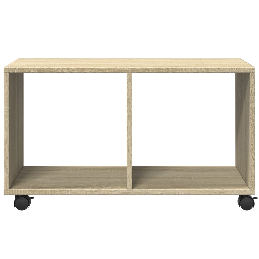 vidaXL Ντουλάπι Τροχήλατο Sonoma Δρυς 72x33x42,5 εκ. Επεξ. Ξύλο