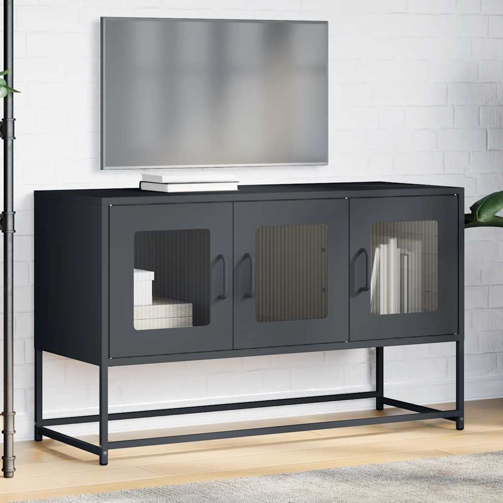 ντουλάπι τηλεόρασης vidaXL Ανθρακί 100,5x39x60,5 cm