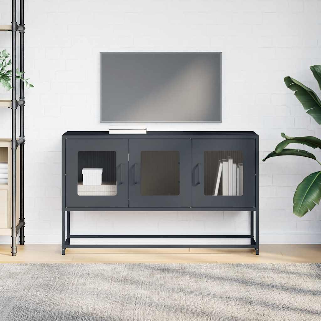 ντουλάπι τηλεόρασης vidaXL Ανθρακί 100,5x39x60,5 cm