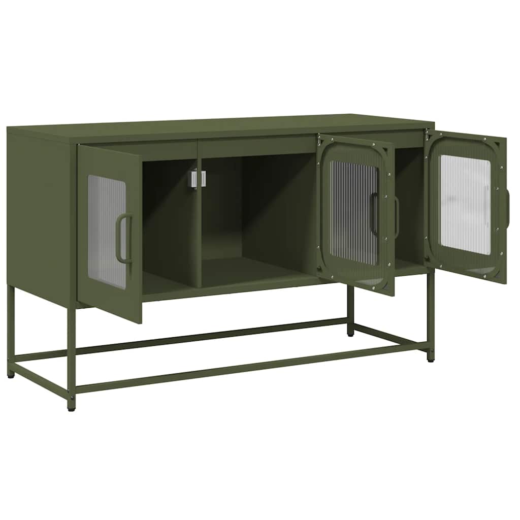 ντουλάπι τηλεόρασης vidaXL Ελαιοπράσινο 100,5x39x60,5 cm
